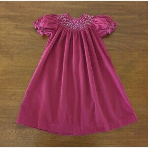 Mom and Me toddler girls smock bishop dress size 3T GUC